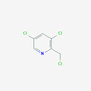 molecular formula C6H4Cl3N B3079855 3,5-Dichloro-2-(chloromethyl)pyridine CAS No. 1076197-56-2