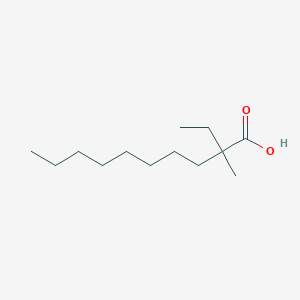 molecular formula C13H26O2 B3079905 2-Ethyl-2-methyldecanoic acid CAS No. 107827-68-9