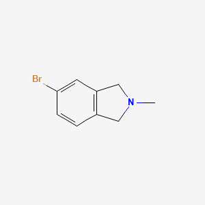 molecular formula C9H10BrN B3079909 5-溴-2-甲基异吲哚啉 CAS No. 107834-37-7