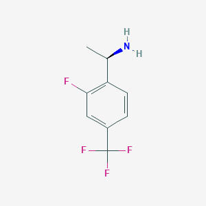 molecular formula C9H9F4N B3079977 (R)-1-(2-氟-4-(三氟甲基)苯基)乙-1-胺 CAS No. 1079656-89-5