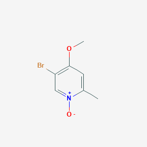 molecular formula C7H8BrNO2 B3080026 5-Bromo-4-methoxy-2-methylpyridine 1-oxide CAS No. 108004-86-0
