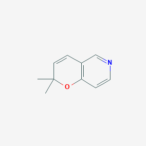 molecular formula C10H11NO B3080032 2,2-dimethyl-2H-pyrano[3,2-c]pyridine CAS No. 108031-09-0