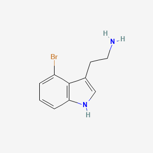 molecular formula C10H11BrN2 B3080036 2-(4-bromo-1H-indol-3-yl)ethanamine CAS No. 108061-74-1
