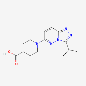1-(3-Isopropyl-[1,2,4]triazolo[4,3-b]pyridazin-6-yl)piperidine-4-carboxylic acid