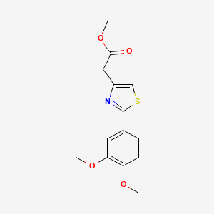 Methyl 2-(2-(3,4-dimethoxyphenyl)thiazol-4-yl)acetate