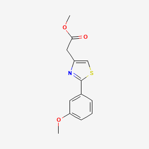 Methyl 2-(2-(3-methoxyphenyl)thiazol-4-yl)acetate