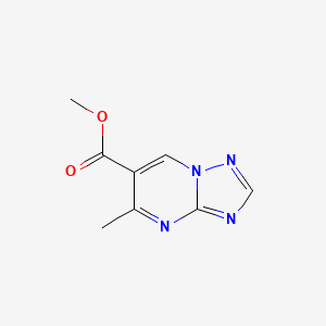 molecular formula C8H8N4O2 B3080079 Methyl 5-methyl[1,2,4]triazolo[1,5-a]pyrimidine-6-carboxylate CAS No. 108129-02-8
