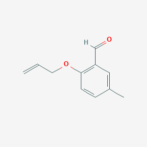 molecular formula C11H12O2 B3080136 5-Methyl-2-(prop-2-en-1-yloxy)benzaldehyde CAS No. 1082192-02-6