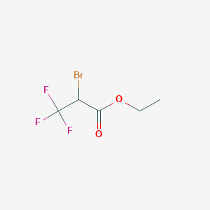 molecular formula C5H6BrF3O2 B3080144 2-溴-3,3,3-三氟丙酸乙酯 CAS No. 108221-68-7