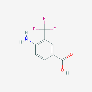 molecular formula C8H6F3NO2 B030802 4-氨基-3-(三氟甲基)苯甲酸 CAS No. 400-76-0