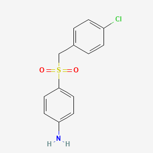 4-[(4-Chlorophenyl)methanesulfonyl]aniline