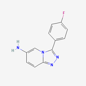 3-(4-Fluorophenyl)-[1,2,4]triazolo[4,3-a]pyridin-6-amine