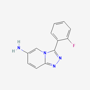 3-(2-Fluorophenyl)-[1,2,4]triazolo[4,3-a]pyridin-6-amine
