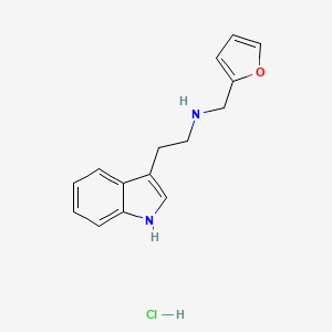 molecular formula C15H17ClN2O B3080278 [(furan-2-yl)methyl][2-(1H-indol-3-yl)ethyl]amine hydrochloride CAS No. 1082694-91-4