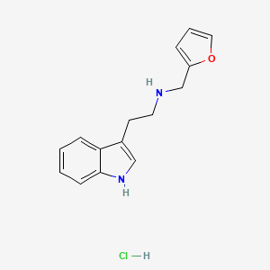 molecular formula C15H17ClN2O B3080278 [(呋喃-2-基)甲基][2-(1H-吲哚-3-基)乙基]胺盐酸盐 CAS No. 1082694-91-4