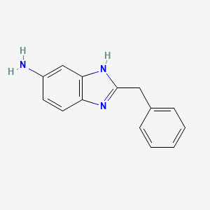 molecular formula C14H13N3 B3080293 2-Benzyl-1H-benzoimidazol-5-ylamine CAS No. 108281-61-4