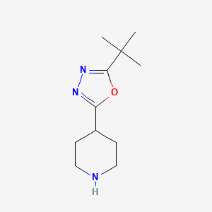 4-(5-Tert-butyl-1,3,4-oxadiazol-2-yl)piperidine