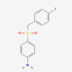 4-[(4-Fluorophenyl)methanesulfonyl]aniline