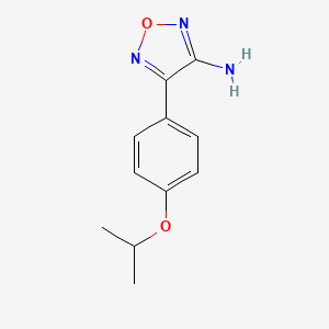 4-[4-(Methylethoxy)phenyl]-1,2,5-oxadiazole-3-ylamine