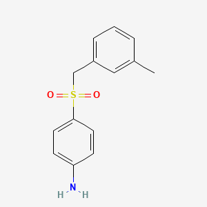 4-[(3-Methylphenyl)methanesulfonyl]aniline