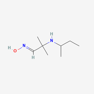 molecular formula C8H18N2O B3080394 (1E)-2-(sec-butylamino)-2-methylpropanal oxime CAS No. 108302-58-5