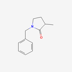 molecular formula C12H15NO B3080401 1-Benzyl-3-methylpyrrolidin-2-one CAS No. 108303-99-7