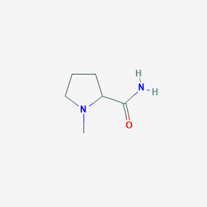 molecular formula C6H12N2O B3080480 1-Methylpyrrolidine-2-carboxamide CAS No. 1085430-91-6