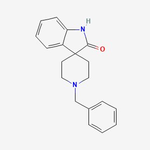 molecular formula C19H20N2O B3080504 1'-苄基螺[吲哚啉-3,4'-哌啶]-2-酮 CAS No. 1086063-19-5