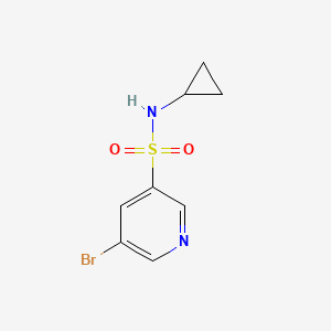 molecular formula C8H9BrN2O2S B3080513 5-Bromo-n-cyclopropylpyridine-3-sulfonamide CAS No. 1086064-98-3