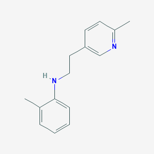 molecular formula C15H18N2 B3080521 [2-(6-Methyl-pyridin-3-yl)-ethyl]-o-tolyl-amine CAS No. 108619-19-8