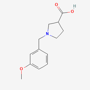 1-(3-Methoxybenzyl)pyrrolidine-3-carboxylic acid