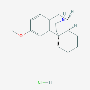 molecular formula C17H24ClNO B3080560 去甲右美沙芬盐酸盐 CAS No. 1087-69-0