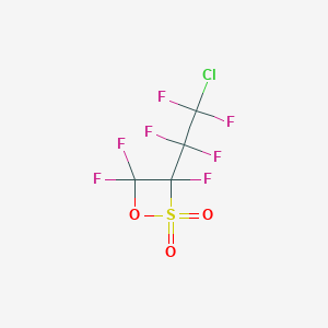 molecular formula C4ClF7O3S B3080606 1-(2-Chlorotetrafluoroethyl)trifluoroethanesultone CAS No. 108858-09-9