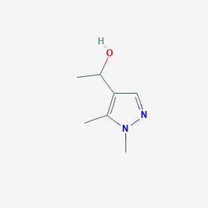 molecular formula C7H12N2O B3080642 1-(1,5-dimethyl-1H-pyrazol-4-yl)ethanol CAS No. 108905-82-4