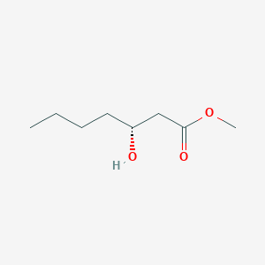 molecular formula C8H16O3 B3080704 甲基 (3r)-3-羟基庚酸酯 CAS No. 109053-87-4