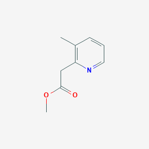 molecular formula C9H11NO2 B3080821 Methyl 2-(3-methylpyridin-2-yl)acetate CAS No. 1092477-78-5