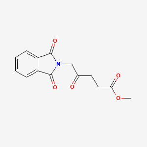 molecular formula C14H13NO5 B3080833 Methyl 5-(1,3-dioxo-1,3-dihydro-2H-isoindol-2-yl)-4-oxopentanoate CAS No. 109258-71-1