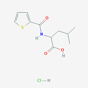 B3080905 N-(2-Thienylcarbonyl)leucine hydrochloride CAS No. 1093404-71-7