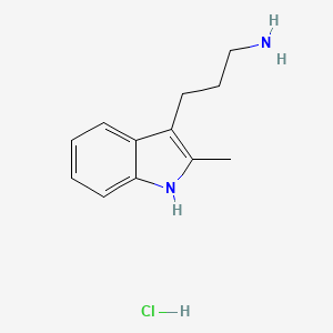 3-(2-Methyl-1H-indol-3-yl)propan-1-amine hydrochloride