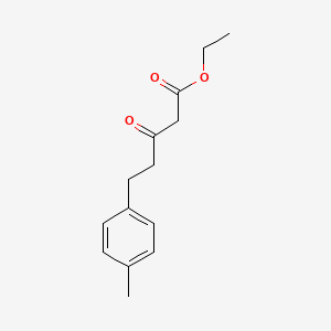 molecular formula C14H18O3 B3080982 Ethyl 5-(4-methylphenyl)-3-oxopentanoate CAS No. 109419-02-5