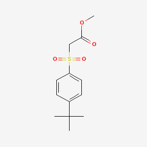 molecular formula C13H18O4S B3080993 Methyl [(4-tert-butylphenyl)sulfonyl]acetate CAS No. 1094269-09-6