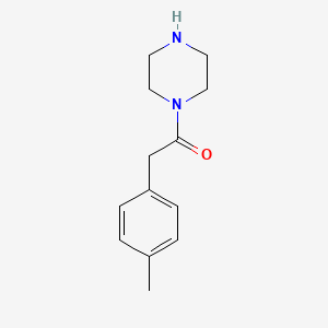 molecular formula C13H18N2O B3080996 2-(4-Methylphenyl)-1-(piperazin-1-yl)ethan-1-one CAS No. 1094292-19-9