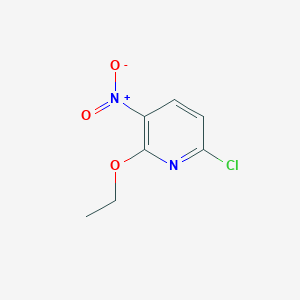 molecular formula C7H7ClN2O3 B3081000 6-Chloro-2-ethoxy-3-nitropyridine CAS No. 1094323-19-9