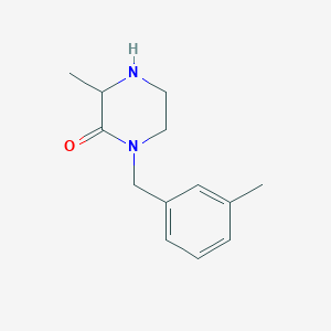 3-Methyl-1-(3-methylbenzyl)piperazin-2-one