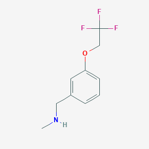 Methyl[3-(2,2,2-trifluoroethoxy)benzyl]amine