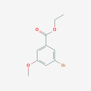 molecular formula C10H11BrO3 B3081062 Ethyl 3-bromo-5-methoxybenzoate CAS No. 1095274-93-3