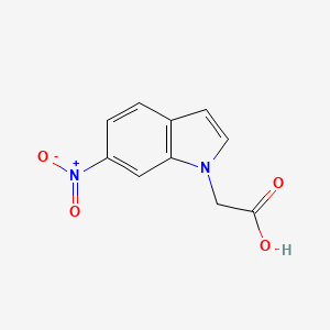 molecular formula C10H8N2O4 B3081084 2-(6-Nitro-1H-indol-1-yl)acetic acid CAS No. 1095507-43-9