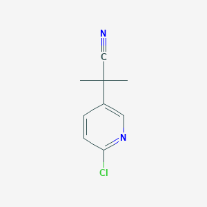 2-(6-Chloropyridin-3-yl)-2-methylpropanenitrile