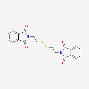 molecular formula C20H16N2O4S2 B3081123 Di-phthaloyl-cystamine CAS No. 109653-49-8