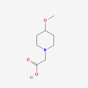 molecular formula C8H15NO3 B3081156 2-(4-Methoxypiperidin-1-yl)acetic acid CAS No. 1096834-55-7